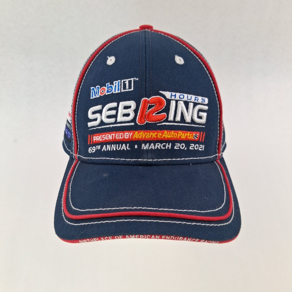 Sebring 12 Hours Hat Cap Strap Back Mens One Size Blue Racing Craton 2021